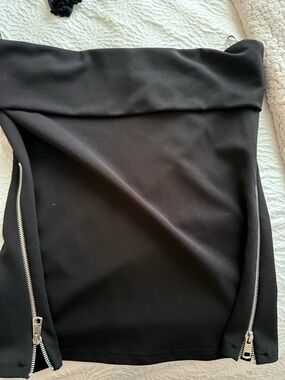 Zara Black strapless top